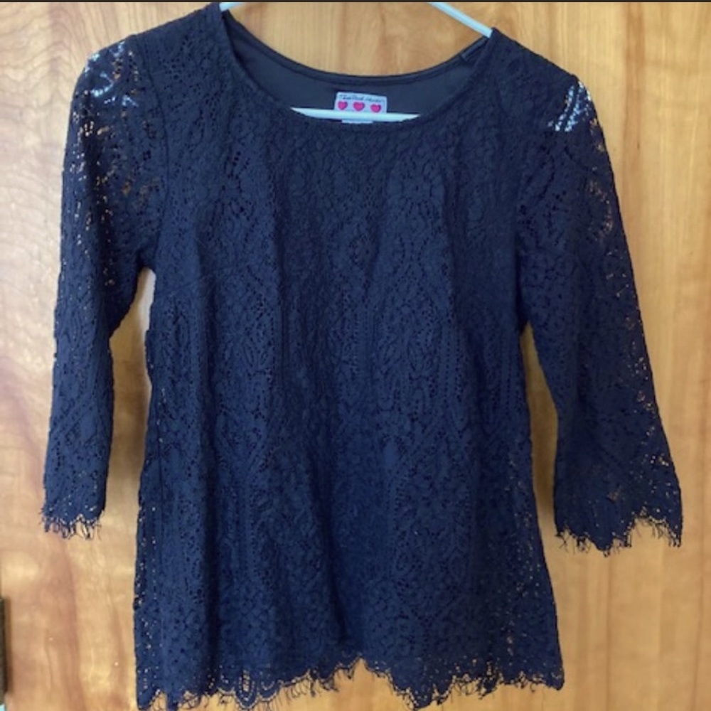 Black lace top